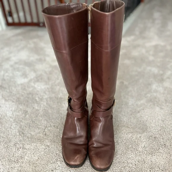 MICHAEL KORS women’s leather riding boots - Picture 6 of 8